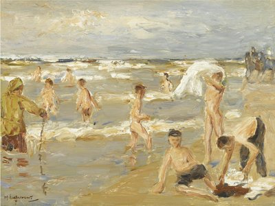 Badende Knaben von Max Liebermann